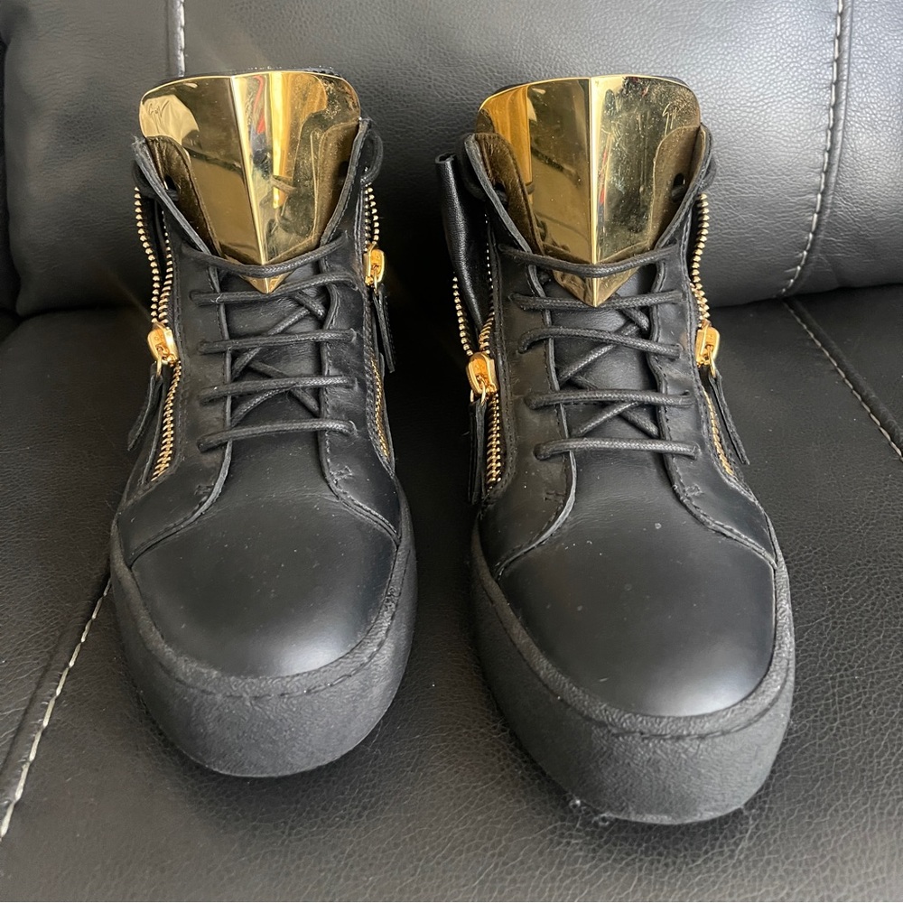 Giuseppe ZanottiSteel high-top sneakers